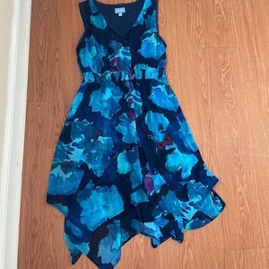 Simply Vera Vera Wang dark blue and purple dress